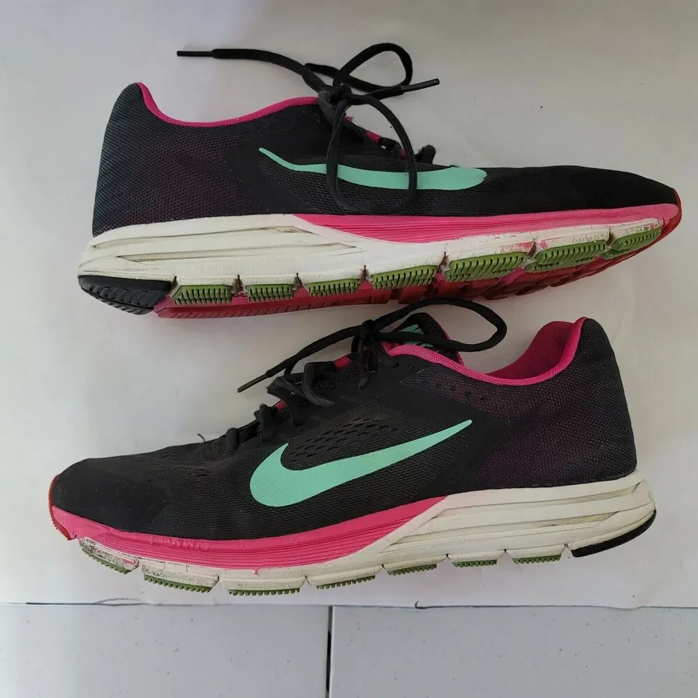 Nike Shoes Womens 12 Zoom‎ Structure 17 Running Training Athletic 624732-036
